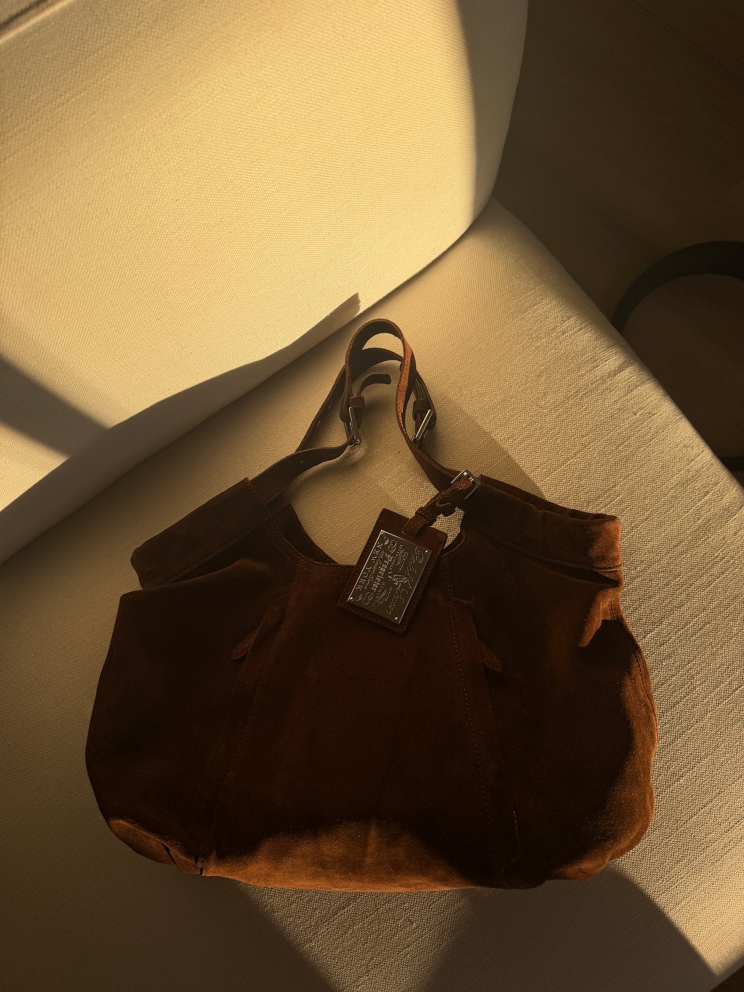Ralph Lauren Suede Hobo Bag