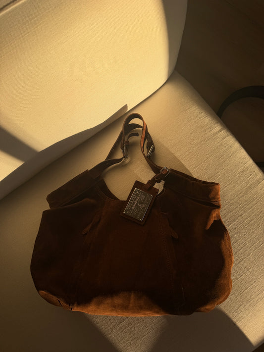 Ralph Lauren Suede Hobo Bag