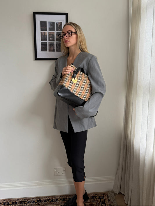 Burberry Check tote