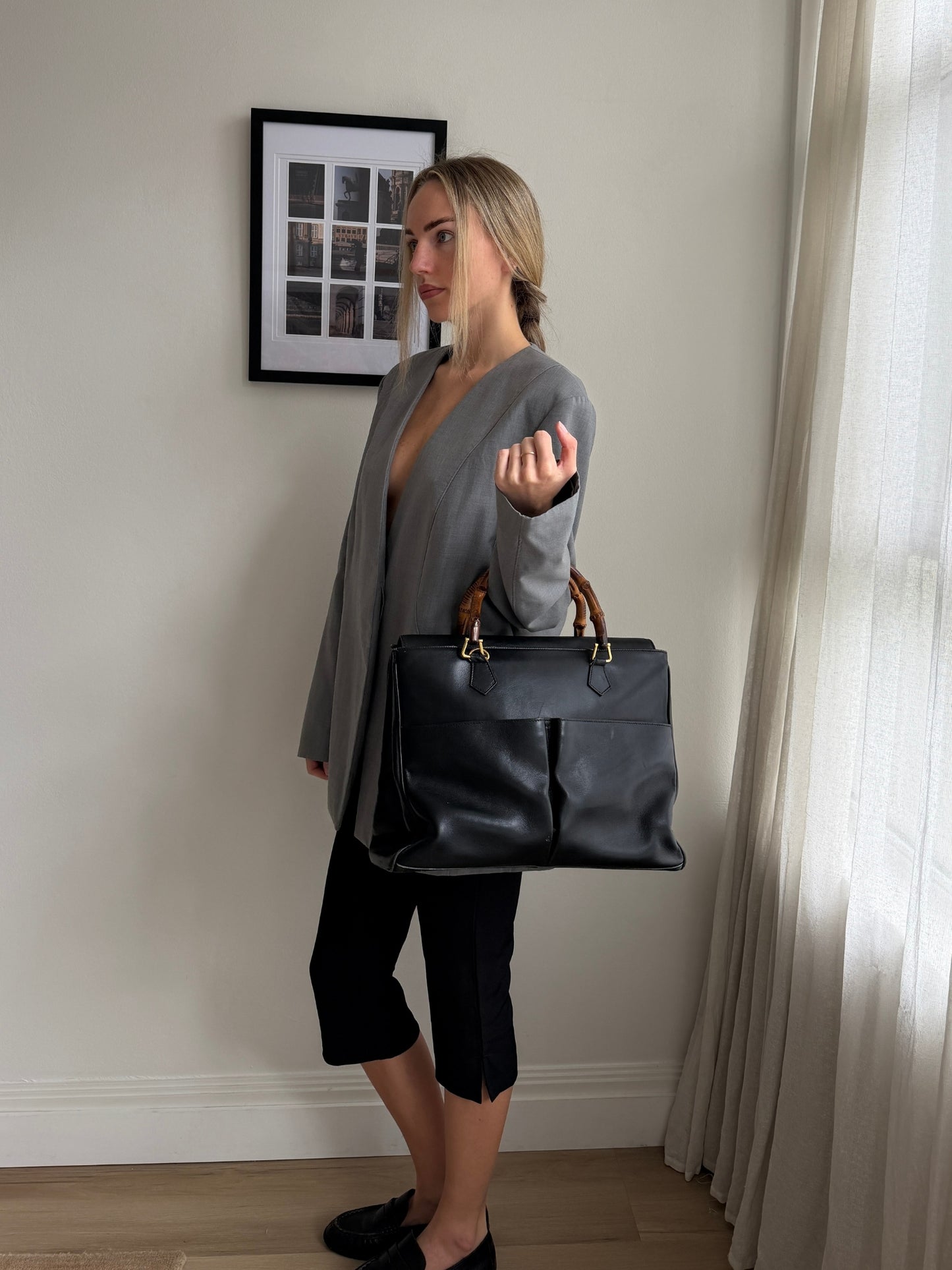 Gucci Bamboo Handle Tote - Circa 1980s–1990s