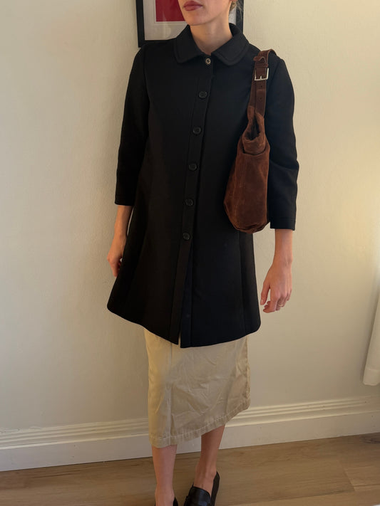 Miu Miu Cropped Wool Coat